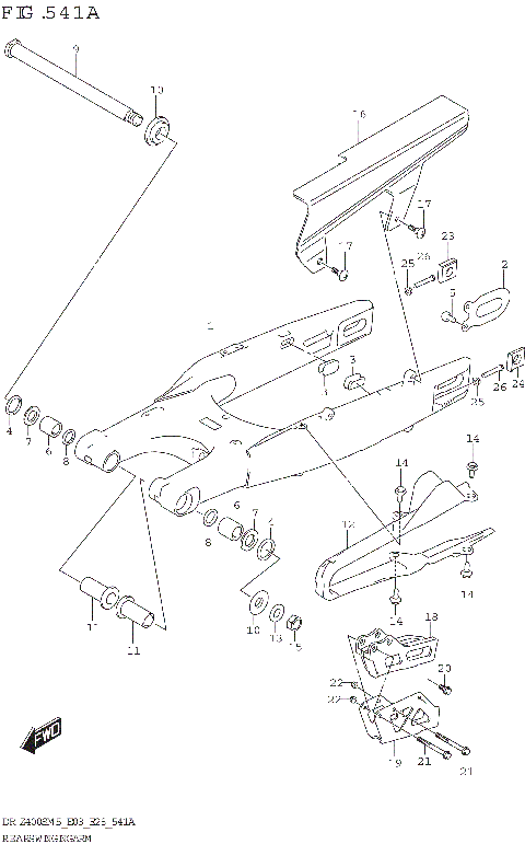 REAR SWINGINGARM