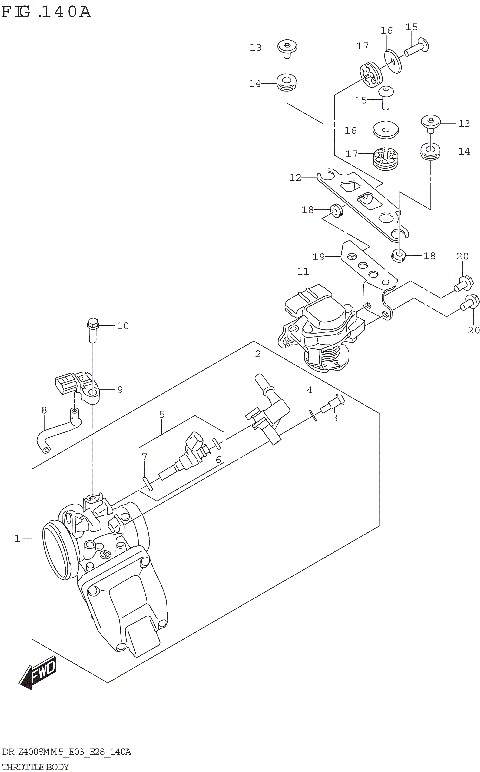 THROTTLE BODY (E03,E28)