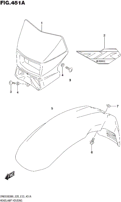 HEADLAMP HOUSING