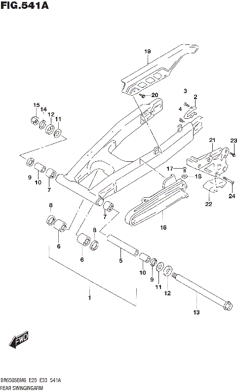 REAR SWINGINGARM