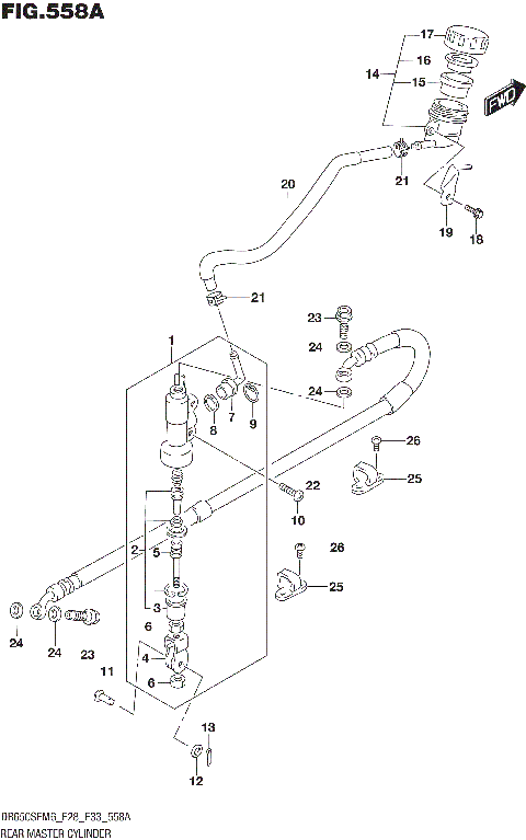 REAR MASTER CYLINDER