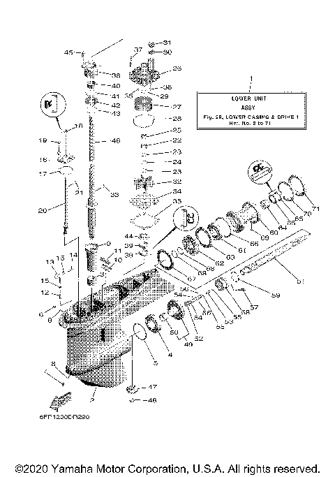 LOWER CASING DRIVE 1