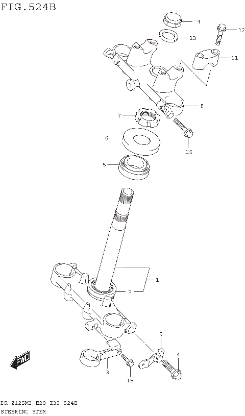 STEERING STEM (DR-Z125LM3E28)