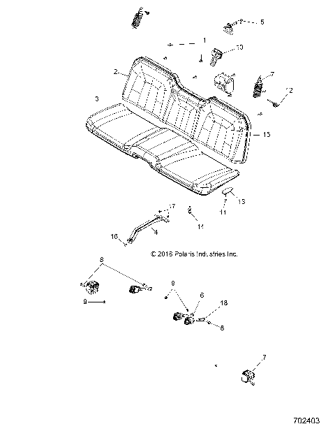 BODY, SEAT - R19RCA57A1/A4/B1/B4 (702403)