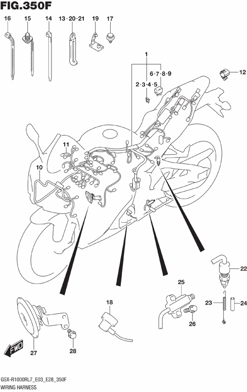 WIRING HARNESS (GSX-R1000RZL7 E33)