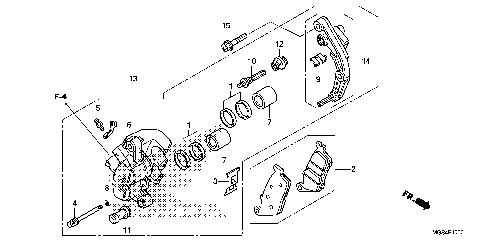 FRONT BRAKE CALIPER (1)