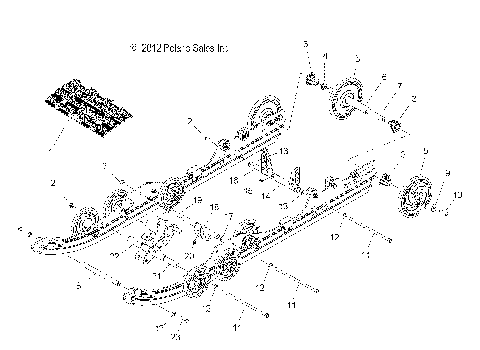 SUSPENSION, REAR, CDN, INTL - S13PS5BSL/BEL (49SNOWSUSPRR13550INTSHIFT136)