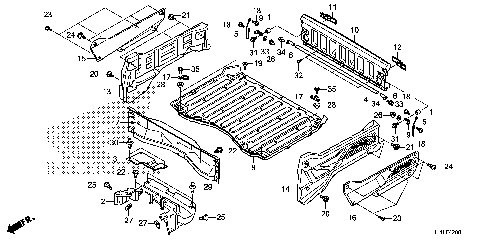 BED PLATE@REAR GATE (1)