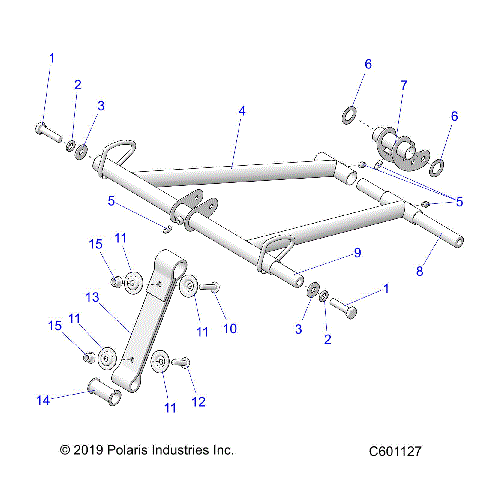 SUSPENSION, TORQUE ARM, FRONT - S23CEU5TSL (C601127)