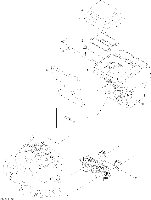02- Air Intake System 600HO SDI