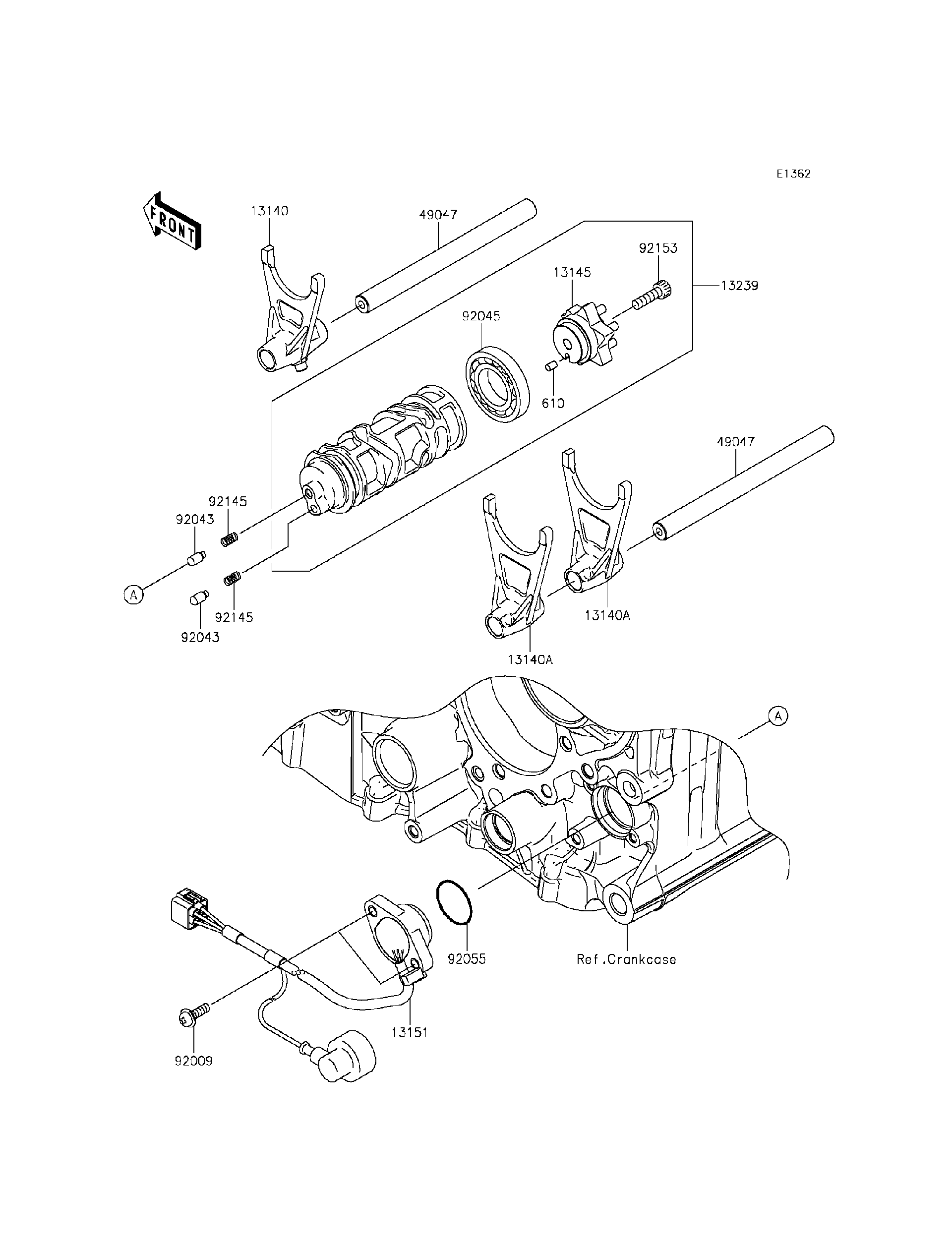 2014 Kawasaki Motorcycles Parts-Finder Diagrams | South MS
