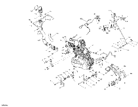 01- Engine and Engine Support - 450 EFI