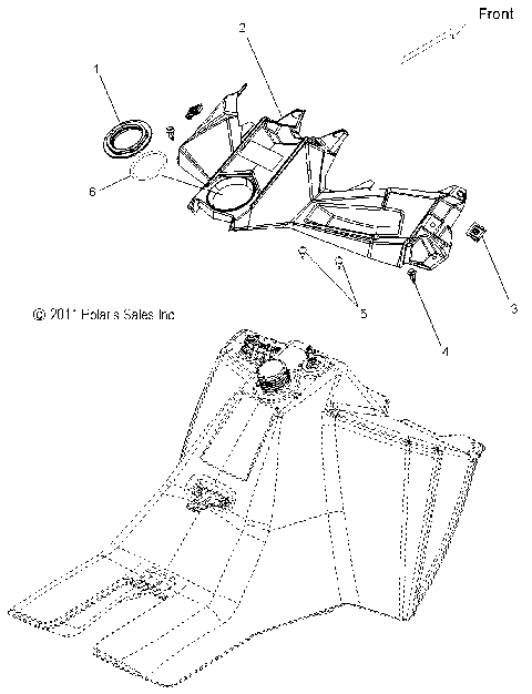 BODY, CONSOLE - S14BS6GSA/GSL/GEL (49SNOWCONSOLE13SB)