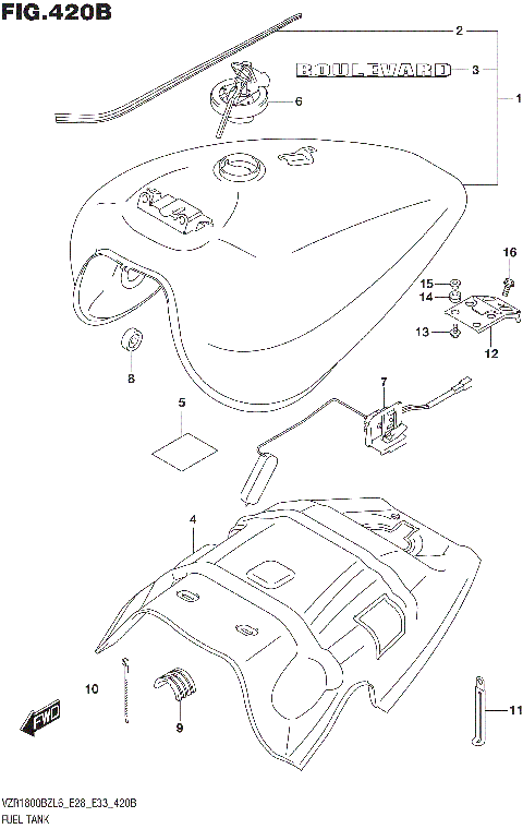 FUEL TANK (VZR1800BZL6 E33)