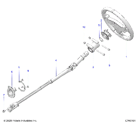 STEERING, LINKAGE & TILT - Z26RRE2KAL (C760101)