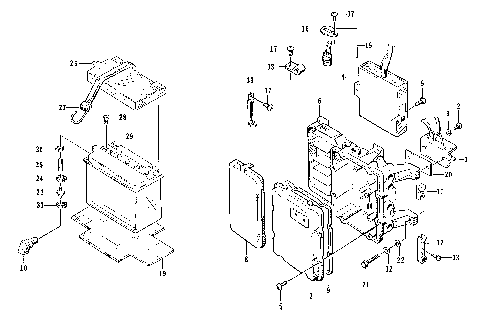ELECTRICAL MODULE AND BATTERY [73192]