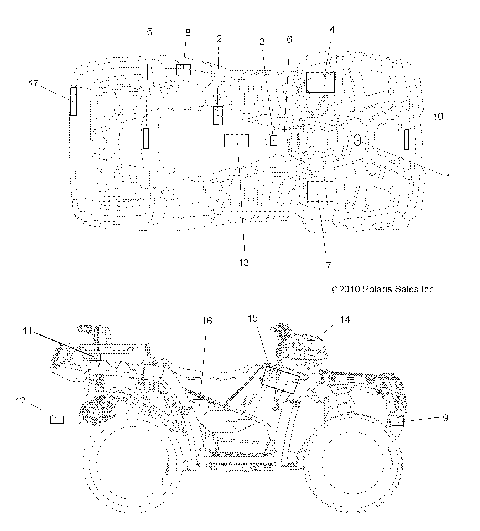 BODY, DECALS - A12TN55AA/AZ (49ATVDECAL12SPX2550)