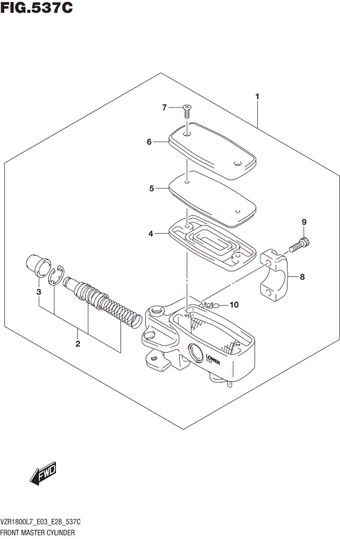 FRONT MASTER CYLINDER (VZR1800BZL7 E28)