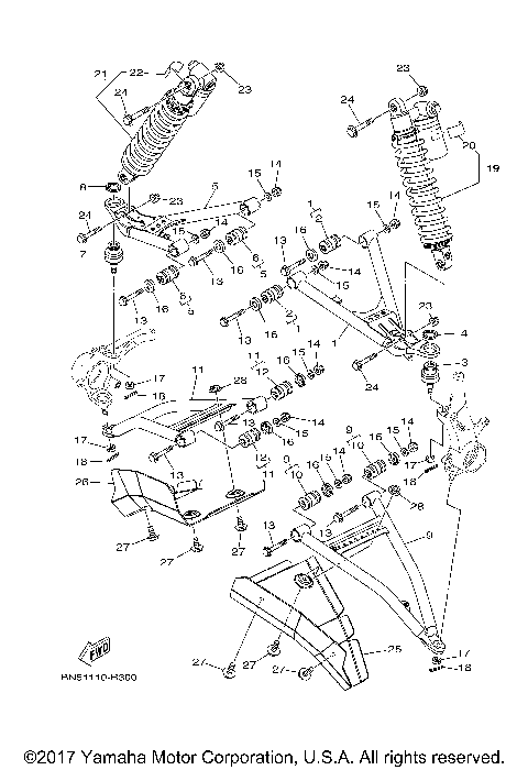 FRONT SUSPENSION WHEEL