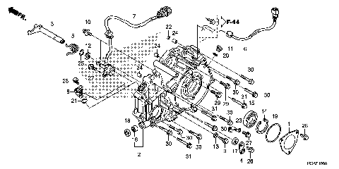 REAR CRANKCASE COVER