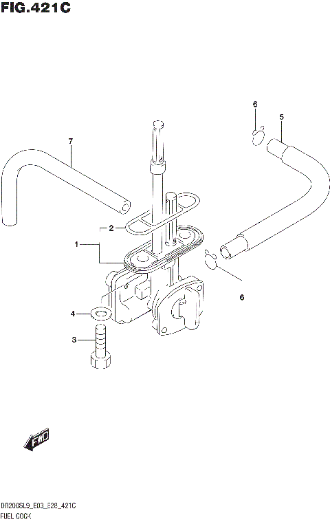 FUEL COCK (DR200SL9 E33)