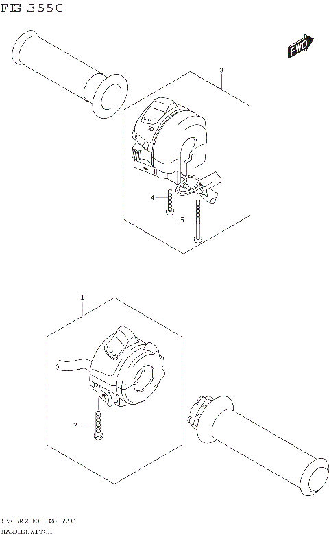 HANDLE SWITCH (SV650XA)