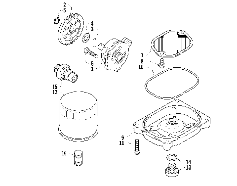 OIL FILTER/PUMP ASSEMBLY [89023]