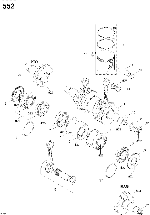 01- Crankshaft 552