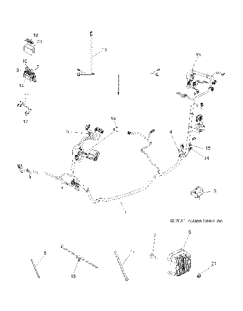 ELECTRICAL, WIRE HARNESS - R12VH57FX (49RGRHARNESS12RZR570I)