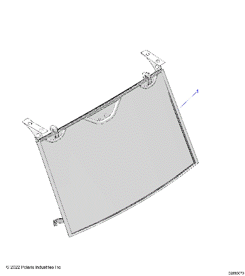 BODY, WINDSHIELD TIPOUT - D23M2U57B4/W57B4 (C2885079)