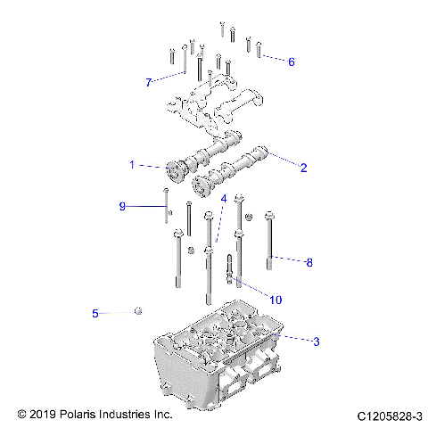ENGINE, CYLINDER HEAD - Z21R4D92AM/BM/AC/BC (C1205828-3)