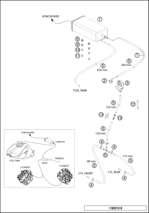 EVAPORATIVE CANISTER