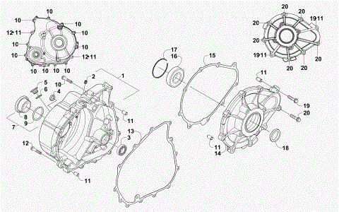 MAGNETO AND PTO COVERS