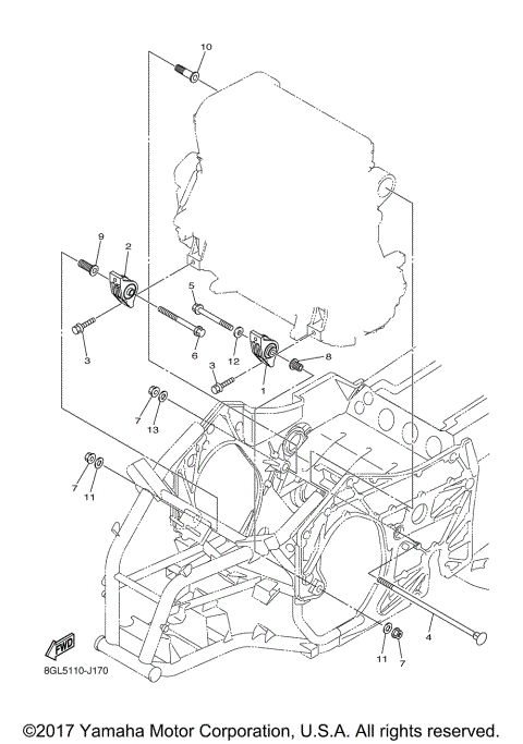 ENGINE BRACKET