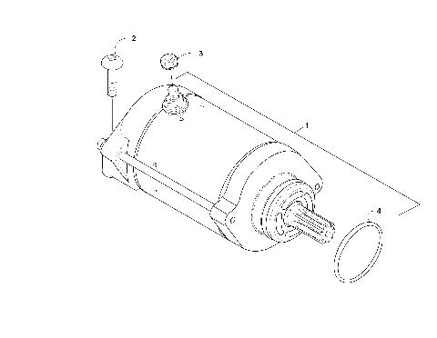 STARTER MOTOR ASSEMBLY [91018]