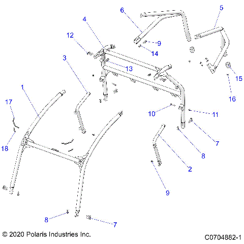 CHASSIS, CAB FRAME - Z21ASE99F5/S99C5/E5 (C0704882-1)