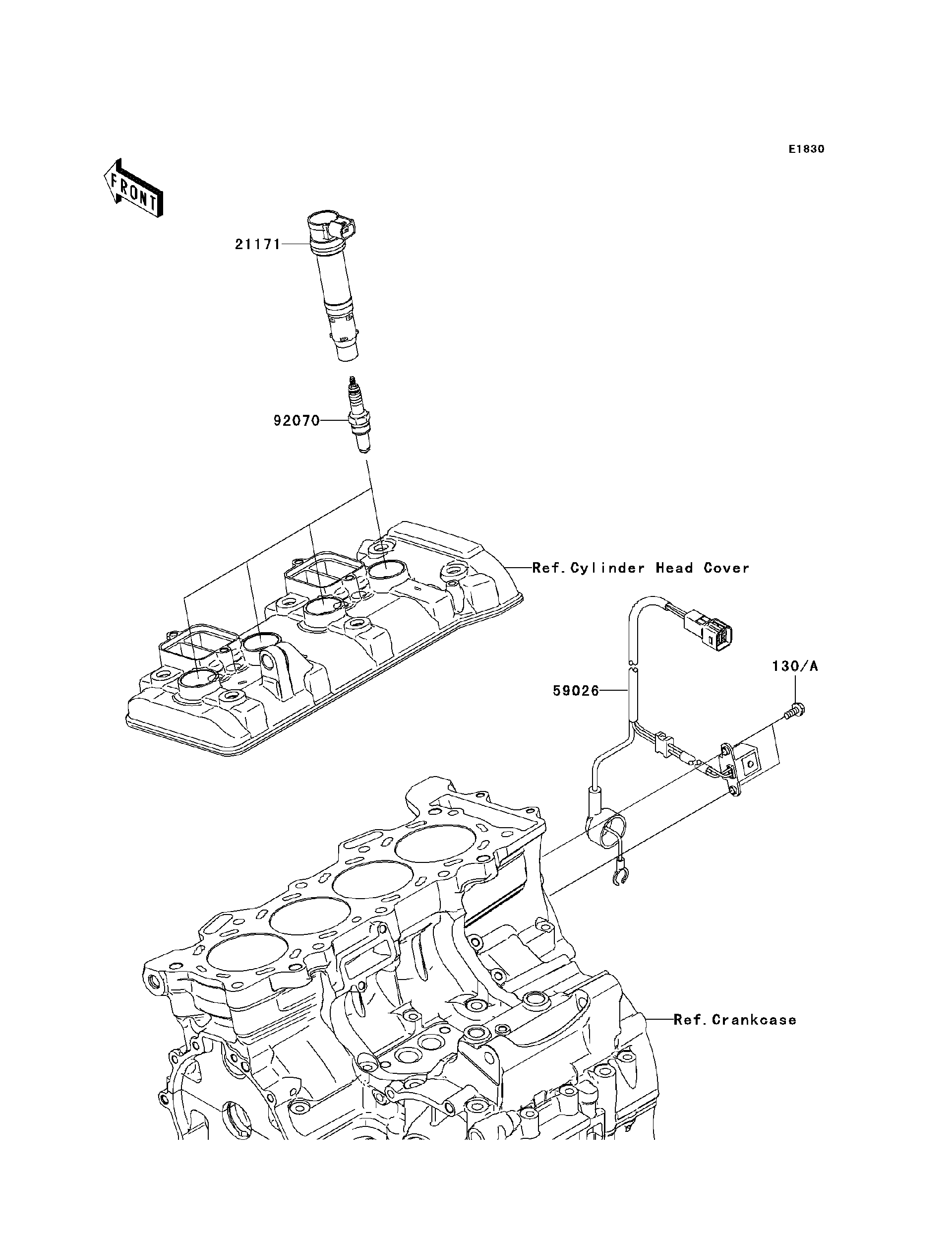2007 Kawasaki Ninja ZX-6R Ignition System(2) Motorcycles