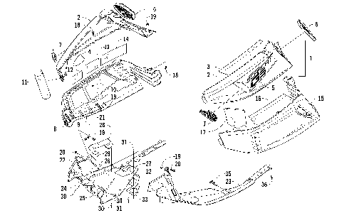 SKID PLATE AND SIDE PANEL ASSEMBLY [99305]
