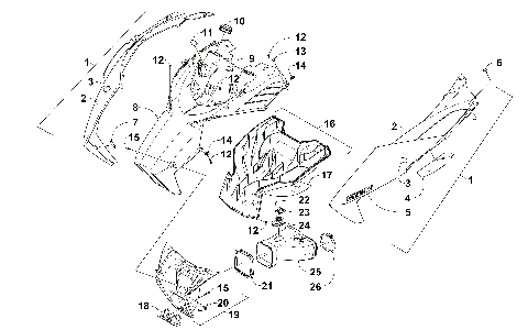 HOOD AND AIR INTAKE ASSEMBLY [101845]