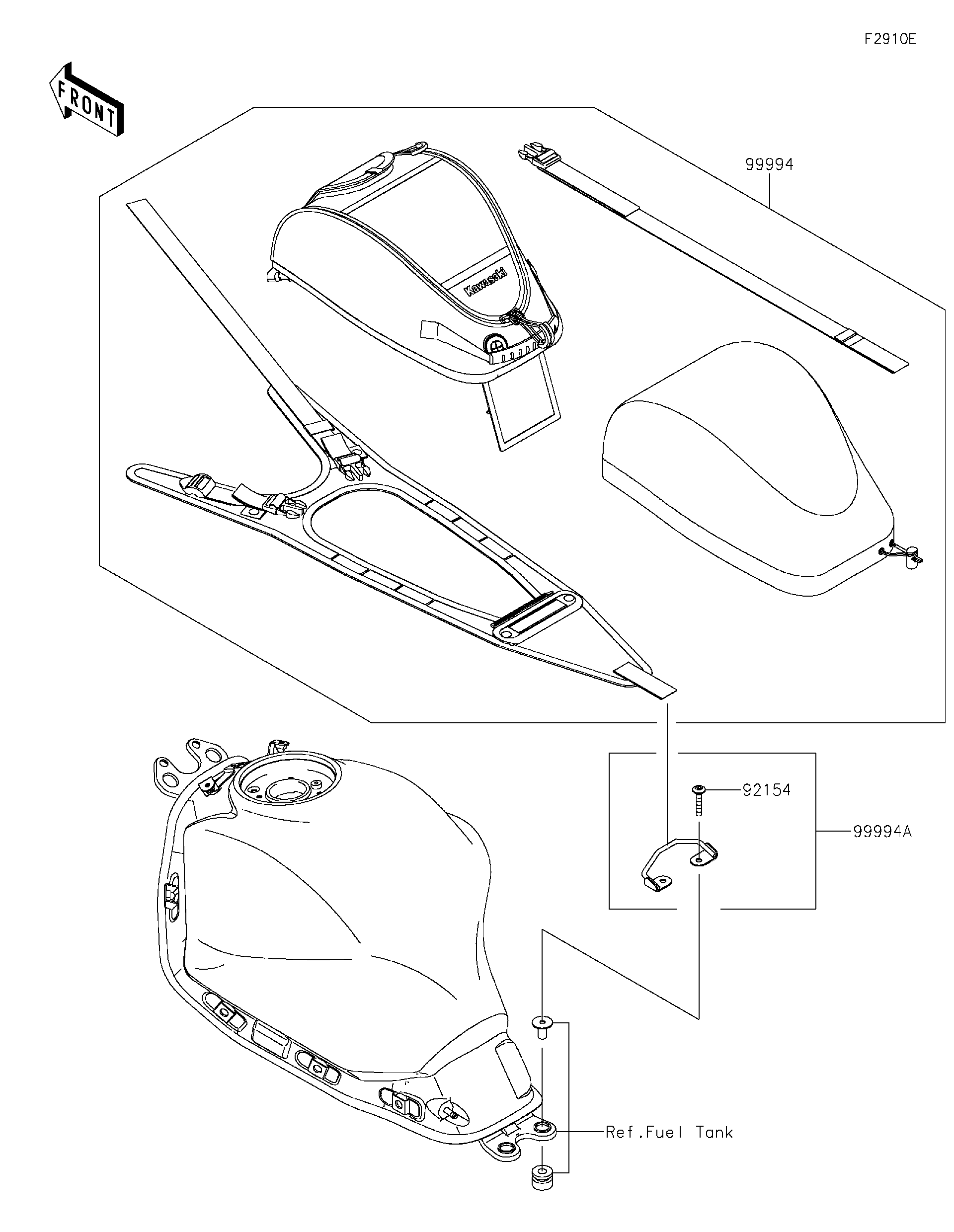 2020 Kawasaki Motorcycles Parts-Finder Diagrams in Palmer MA