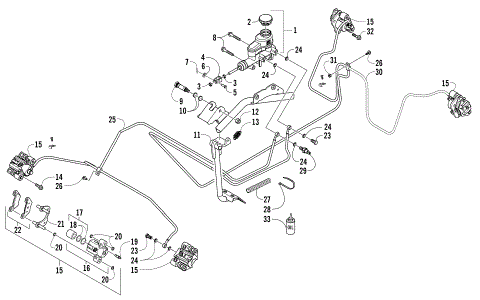 HYDRAULIC BRAKE ASSEMBLY