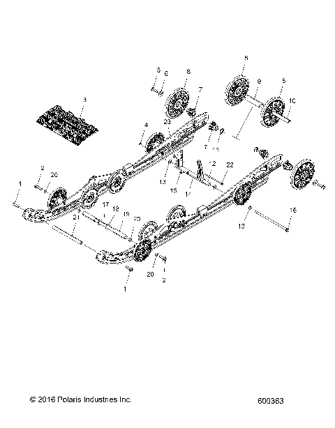 SUSPENSION, REAR - S19EEC8PS/PEB ALL OPTIONS (600728)