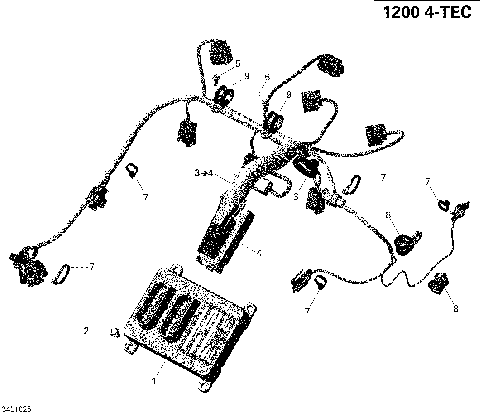10- Engine Harness And Electronic Module