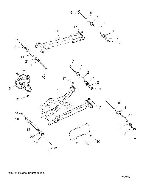 SUSPENSION, REAR CONTROL ARMS - Z16VBE99AK/AW/AB (700274)