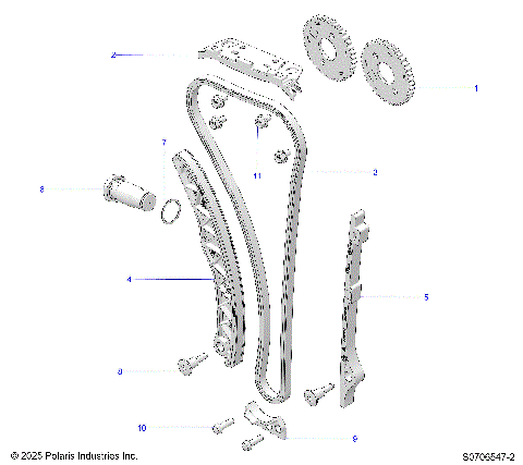 ENGINE, CAM CHAIN & SPROCKET