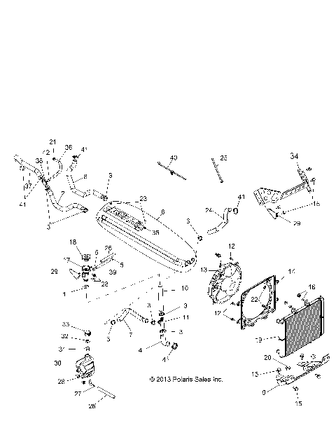 ENGINE, COOLING SYSTEM - Z14VH76AC/AD/EAI/EAK/EAJ/EAL/EAW (49RGRCOOL14RZR800)