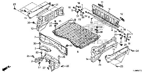 BED PLATE@REAR GATE (1)