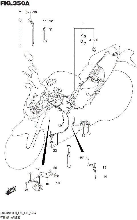 WIRING HARNESS (GSX-S1000L6 E33)