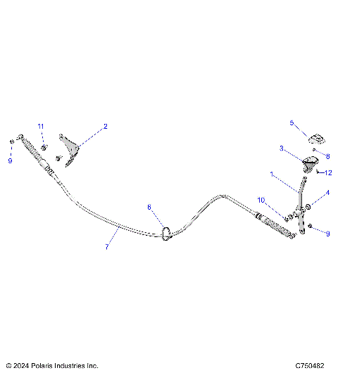 DRIVE TRAIN, GEAR SELECTOR - Z25NEB99A4/B4 (C750482)
