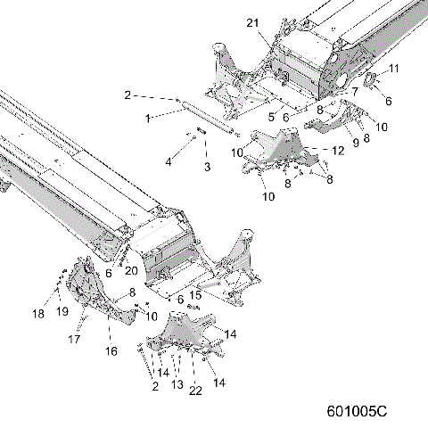 CHASSIS, BULKHEAD ASM. - S21EHK8RC ALL OPTIONS (601005C)